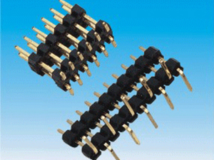 2.0mm SMT 双排双塑排针